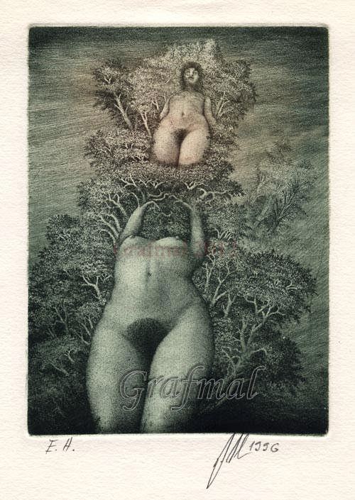 Eva s Evou bez Adame  lept  105  x  140  1996
